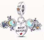 Best Sisters Charm Set